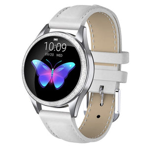 Luxury Smart Watch Ladies Gold - Crystal